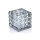 Cube Smoke Grey, 9 × 9 cm, Glas