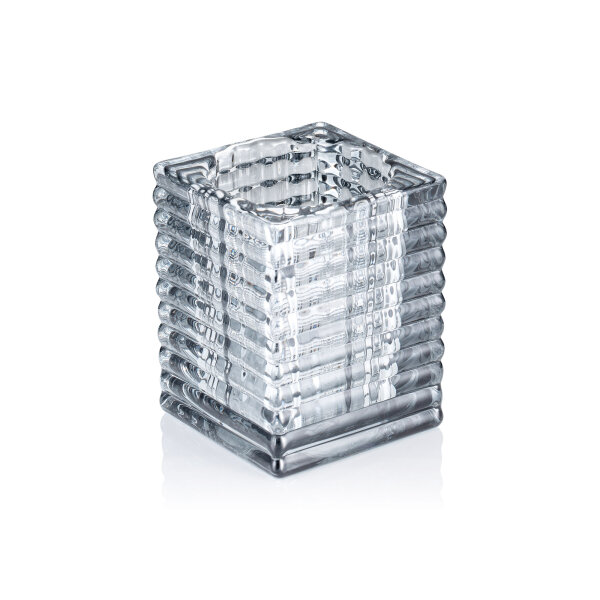 Cube Smoke Grey, 7,5 × 7,5 cm, Glas