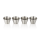 Dip Bowl Set, 80 ml, Set of 4, Chrome nickel steel