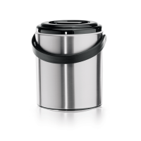 Eiseimer-Set Mit Zange, 2,2 L, Edelstahl