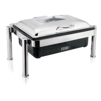 Electric Chafing Dish GN 1/1, Stainless steel