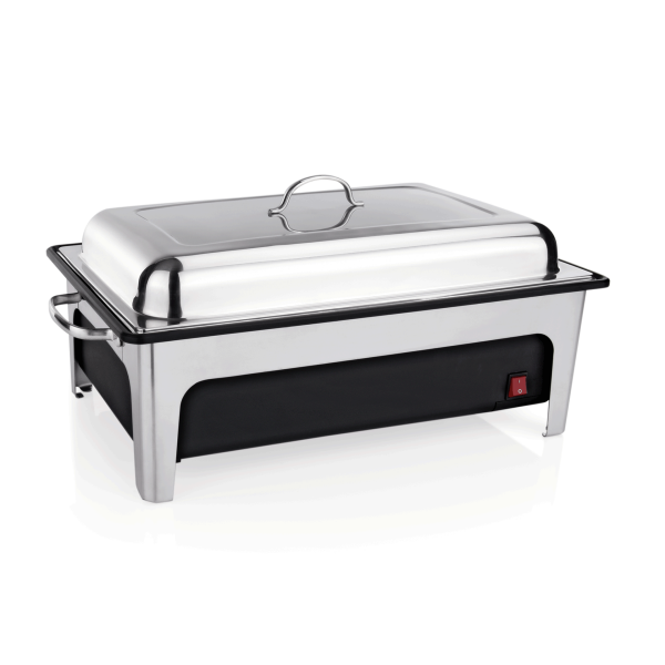 Electric Chafing Dish GN 1/1, Chrome nickel steel