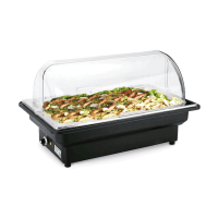 Electric Chafing Dish GN 1/1, Chrome nickel steel