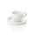 Espresso Cup And Saucer Set, 70 ml, Set of 6, Porcelain