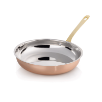 Flambierpfanne, Ø 23,5 cm, Chromnickelstahl, Amber