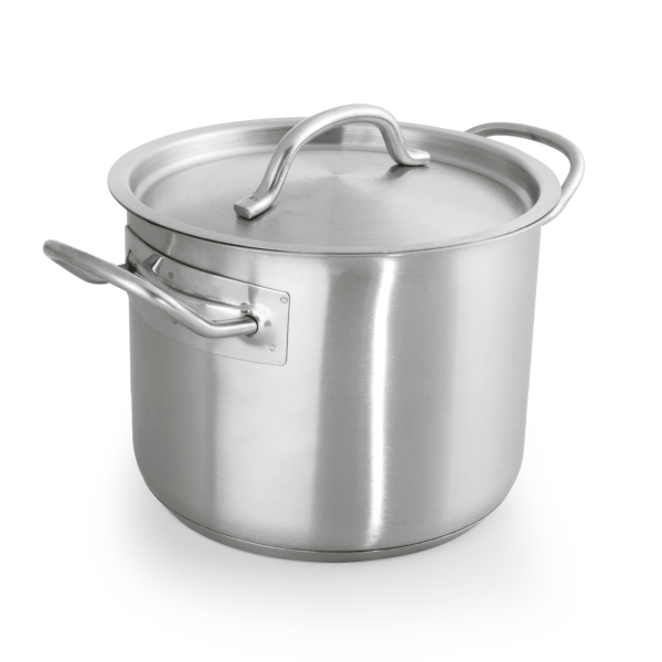 Stew Pot With Lid, 11 L, Chrome nickel steel, Cookware 53