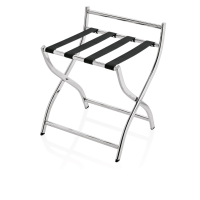 Luggage Rack, 50.5 × 45 × 51.5 cm, Chrome...