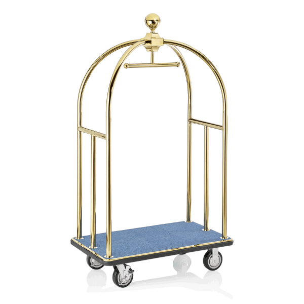 Luggage Trolley, 112 × 60 cm, Chrome nickel steel, Unity