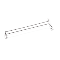 Glass Hanger Rack, 41.3 cm, Chrome nickel steel