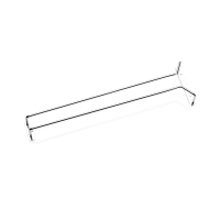 Glass Hanger Rack, 41.5 cm, Chrome plated