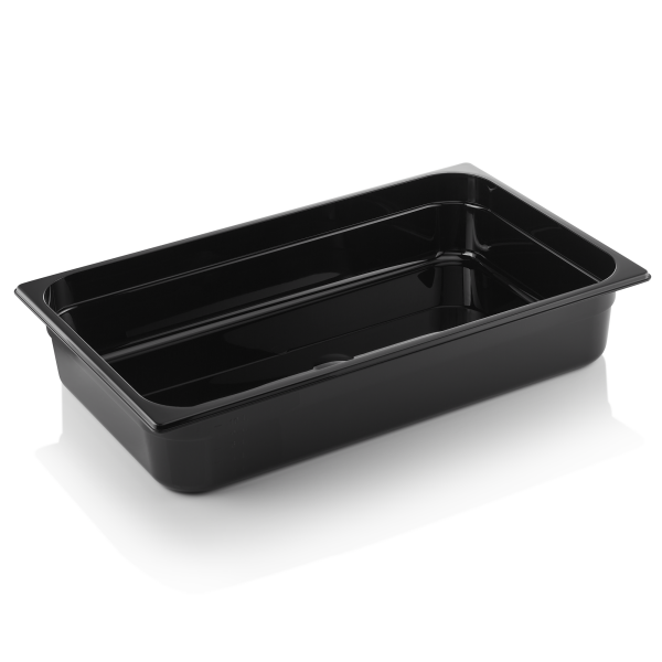 GN Container 1/1, 100 mm, Polycarbonate, GN 96 Black