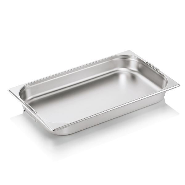 GN Behälter 1/1 Mit Fallgriffen, 65 mm, Chromnickelstahl, GN Core