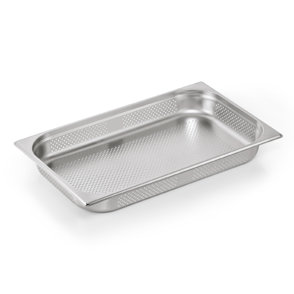 GN Behälter 1/1 Set, 65 mm, 6er-Set, Chromnickelstahl, GN Essentials