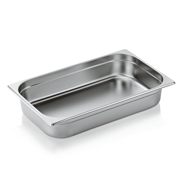 GN Behälter 1/1 Set, 100 mm, 6er-Set, Chromnickelstahl, GN Essentials