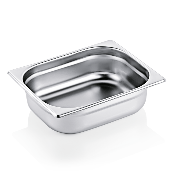 GN Container 1/2, 100 mm, Chrome nickel steel 18/8, GN Select