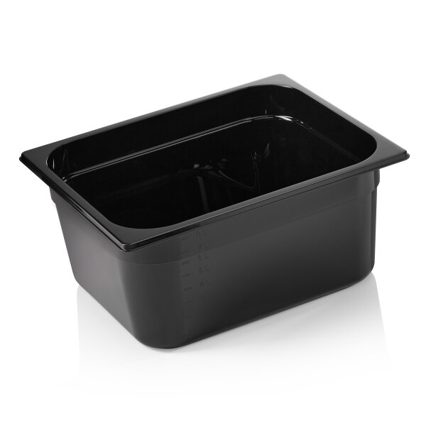 GN Behälter 1/2, 150 mm, Polycarbonat, GN 96 Black