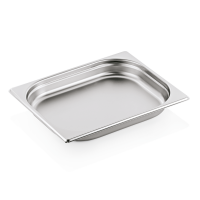 GN Container 1/2, 40 mm, Chrome nickel steel 18/8, GN Select