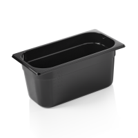 GN Container 1/3, 150 mm, Polycarbonate, GN 96 Black