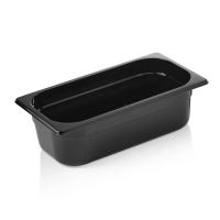 GN Behälter 1/3, 100 mm, Polycarbonat, GN 96 Black