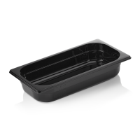 GN Behälter 1/3, 65 mm, Polycarbonat, GN 96 Black