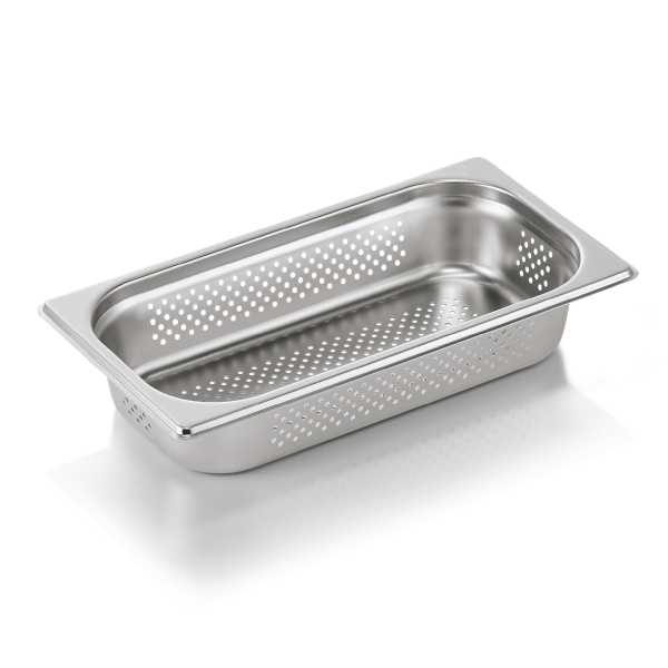 GN Container 1/3 Set, 65 mm, Set of 6, Chrome nickel steel