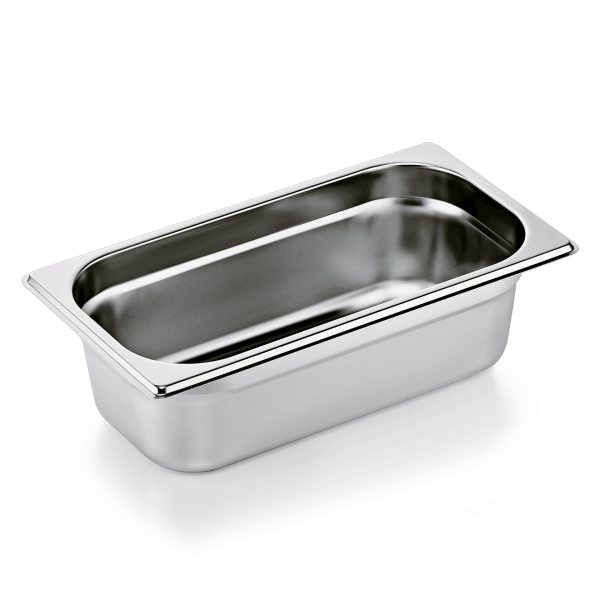 GN Behälter 1/3 Set, 100 mm, 6er-Set, Chromnickelstahl, GN Essentials