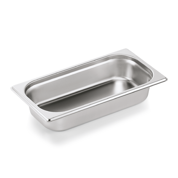 GN Behälter 1/3 Set, 65 mm, 6er-Set, Chromnickelstahl, GN Essentials