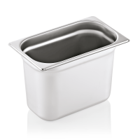 GN Container 1/4, 200 mm, Chrome nickel steel 18/8, GN...