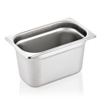 GN Container 1/4, 150 mm, Chrome nickel steel 18/8, GN...