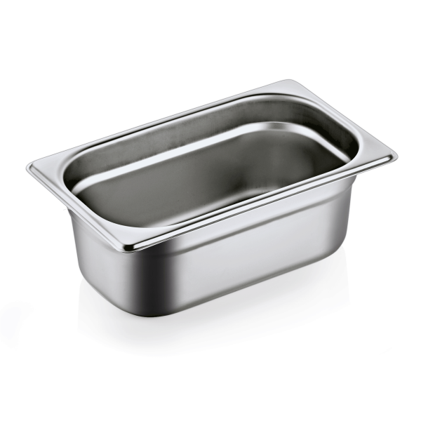 GN Container 1/4, 100 mm, Chrome nickel steel 18/8, GN Select
