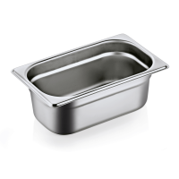 GN Behälter 1/4, 100 mm, Chromnickelstahl 18/8, GN...