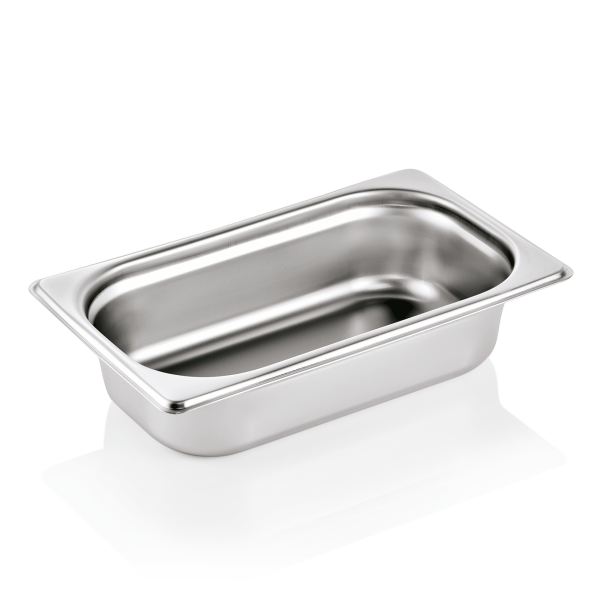 GN Container 1/4, 65 mm, Chrome nickel steel 18/8, GN Select