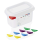 GN Container 1/9 Set, 100 mm, Set of 6, Polypropylene, GN 86