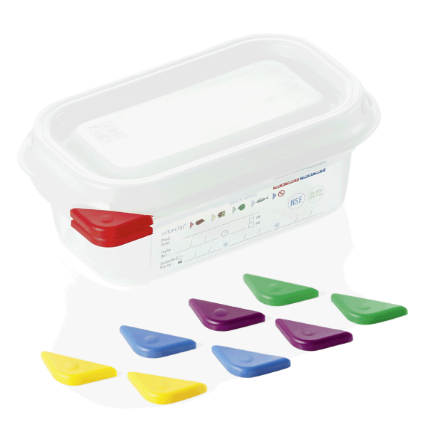 GN Container 1/9 Set, 65 mm, Set of 6, Polypropylene, GN 86