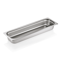 GN Container 2/4, 65 mm, Chrome nickel steel 18/8, GN Select