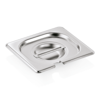 GN Lid With Spoon Recess, GN 1/6, Chrome nickel steel...
