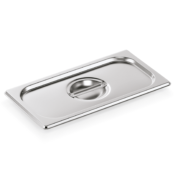 GN Lid Set, GN 1/3, Set of 6, Chrome nickel steel, GN Essentials