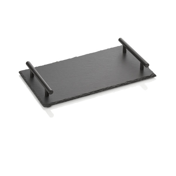 GN Natural Slate Plate With Handles, GN 1/2, Natural slate, Slate Line