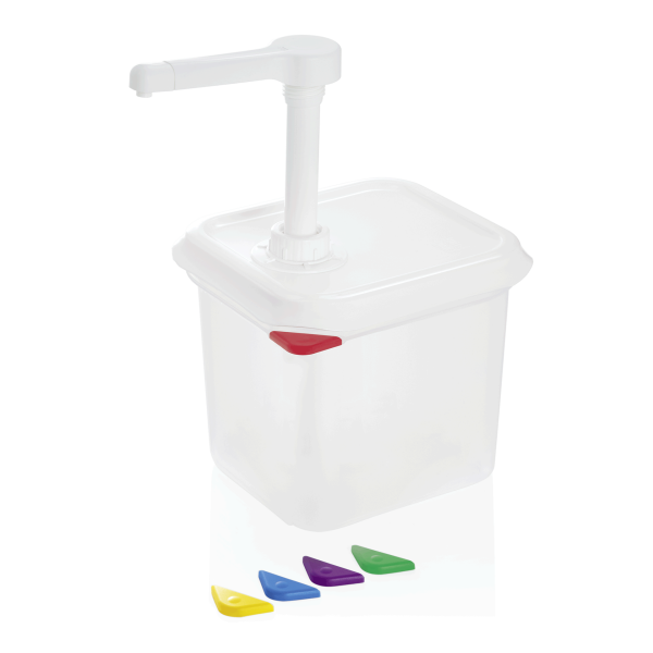 GN Sauce Dispenser, GN 1/6, 150 mm, Polypropylene