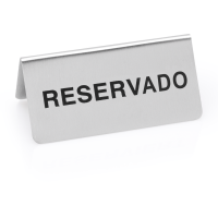 "Reservado" Sign Set, 10 × 5 cm, Set of...