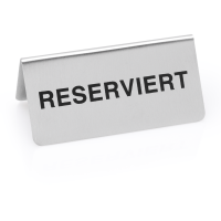 Hinweisschild "Reserviert" Set, 10 × 5...