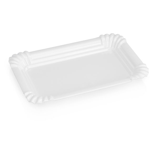 Snack Plate Set, 21 × 13 cm, Set of 12, Melamine