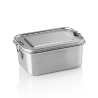 Lunchbox, 19.5 × 14.5 cm, Chrome nickel steel 18/8
