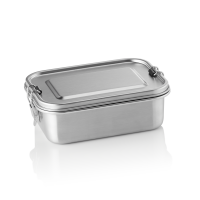 Lunchbox, 19.5 × 14.5 cm, Chrome nickel steel 18/8