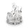 Cruet, 15.2 cm, Glass, Menage 1480