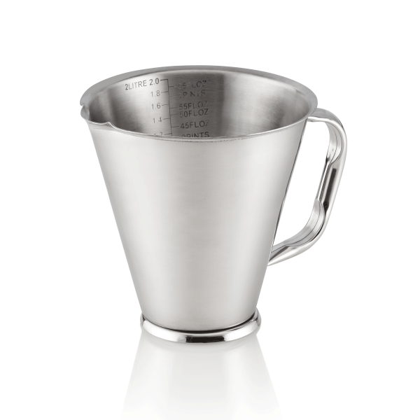 Messbecher, 2 L, Chromnickelstahl