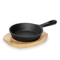 Mini Serving Pan, 20.8 cm, Wood, Iron Dining
