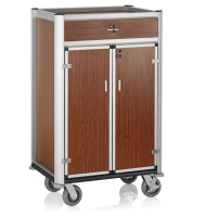 Minibar Service Trolley, 85 × 60 cm, Aluminium