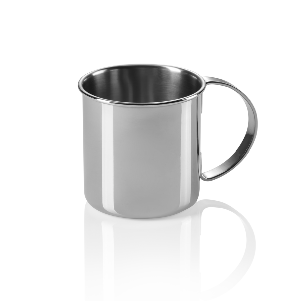 Moscow Mule Set, Ø 9 cm, Set of 2, Chrome nickel steel