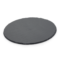 Natural Slate Plate, Ø 30 cm, Natural slate, Slate...